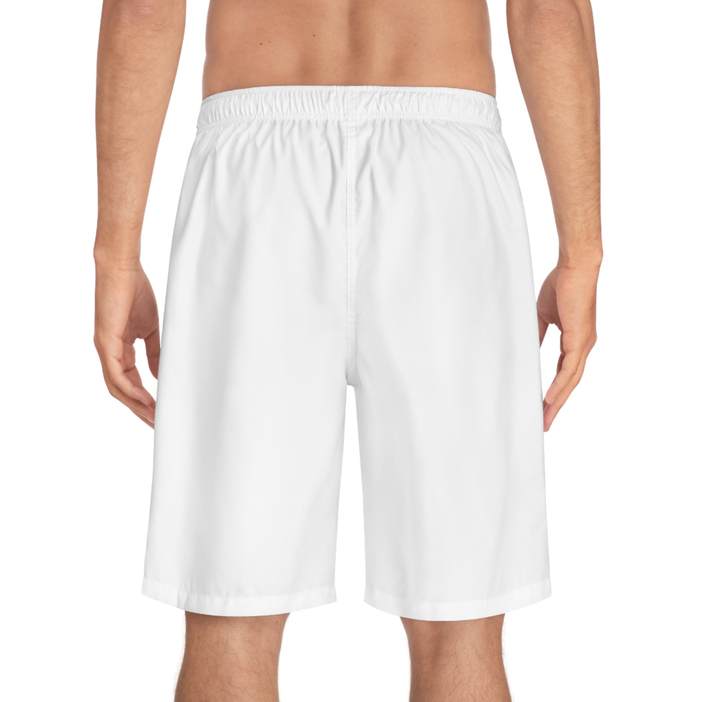 Seoul Wave Board Shorts - Vaporwave Edition (White)