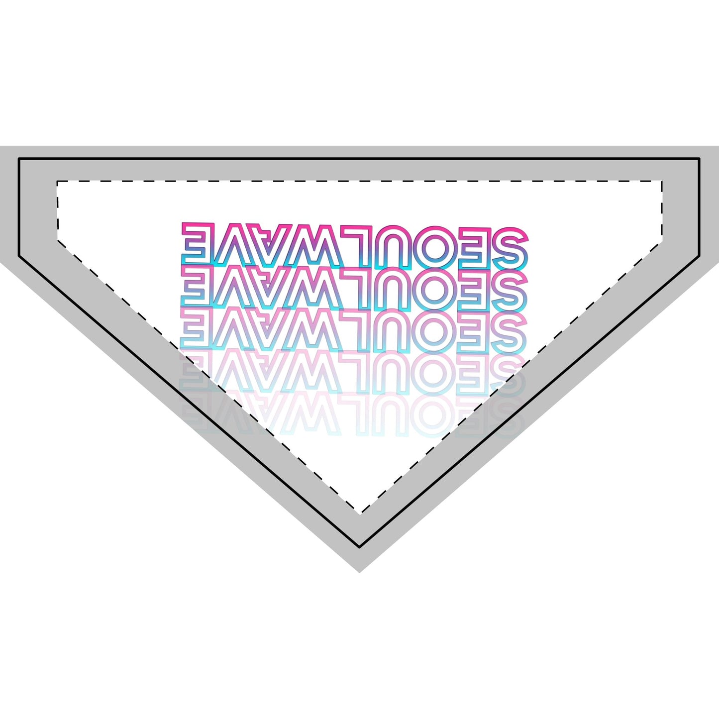 Seoulwave Pet Bandana (Clip-on, White)