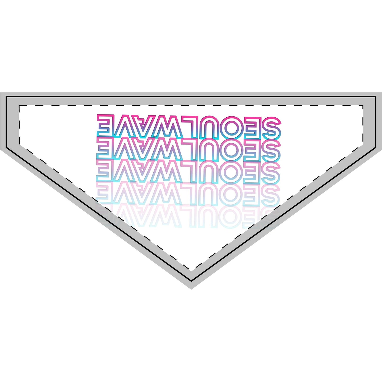Seoulwave Pet Bandana (Clip-on, White)